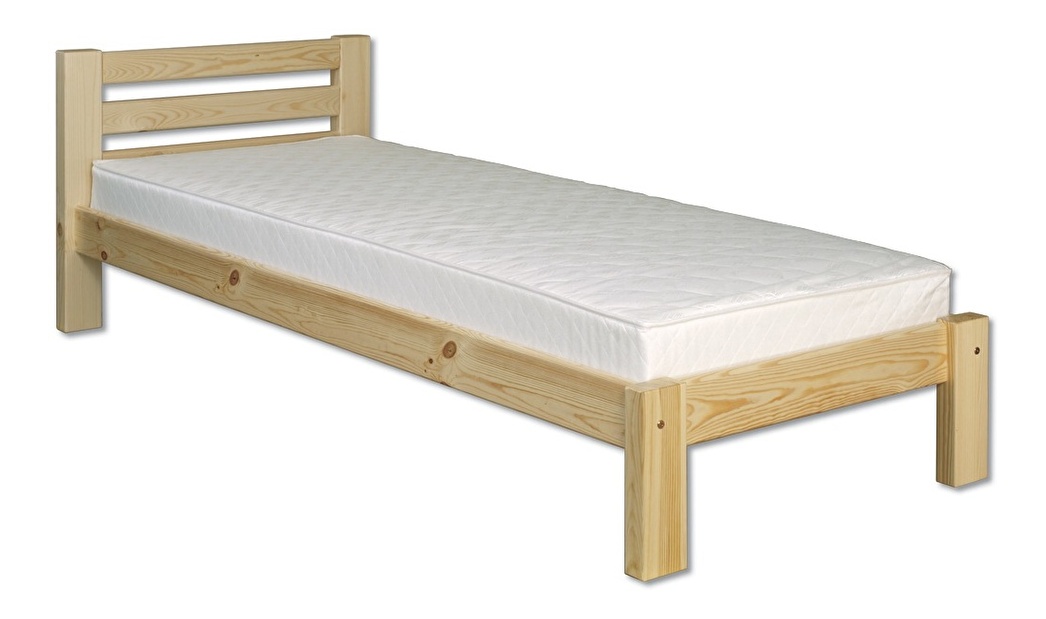 Jednolôžková posteľ 100 cm LK 127 (masív)