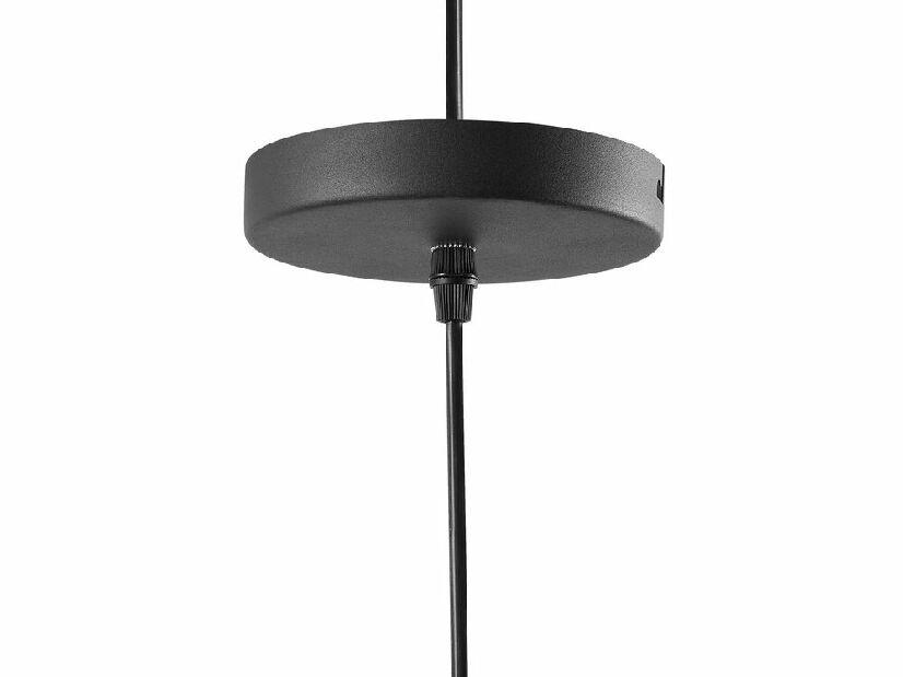 Závesná lampa Tagum (čierna a medená)