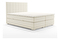 Manželská posteľ Boxspring 140 cm Pugno (smotanová) (s úložným priestorom)