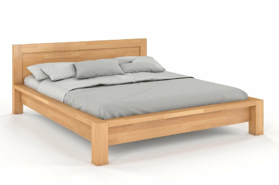 Manželská posteľ 180 cm Naturlig Fjaerland (buk)