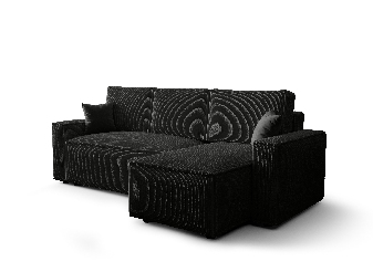 Rohová sedačka Umbral (čierna) (P)
