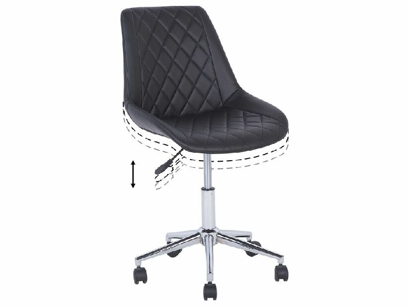 Kancelárska stolička Masar (čierna)