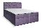 Manželská posteľ Boxspring 200 cm Orimis (fialová)