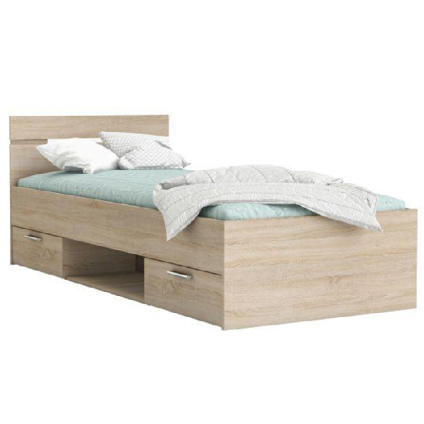 Jednolôžková posteľ 90 cm Myriam (dub sonoma) *výpredaj