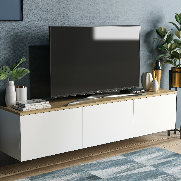 TV stolík/skrinka Neola (biela) *výpredaj