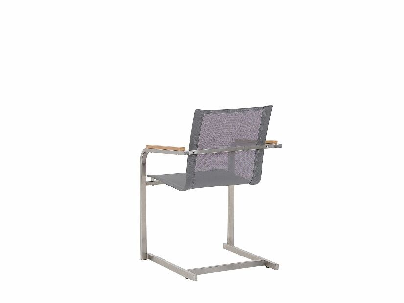Záhradný set GROSSO/COLSO (betón) (laminát HPL) (sivé stoličky) (pre 6 osôb)