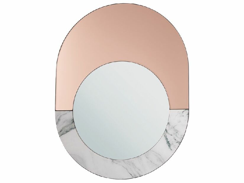 Nástenné zrkadlo Rionisio (biela) 