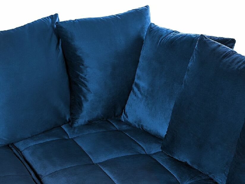 Rohová sedacia súprava Genesis (modrá) (L)