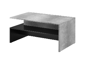 Konferenčný stolík Barly Typ 99 (čierna + svetlý betón)