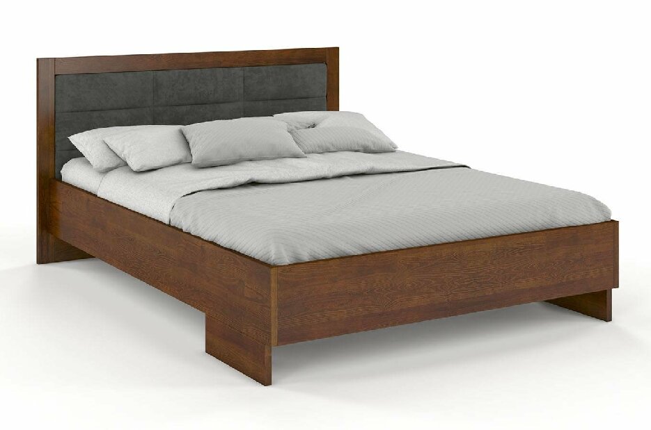 Manželská posteľ 200 cm Naturlig Stjernen High (borovica)
