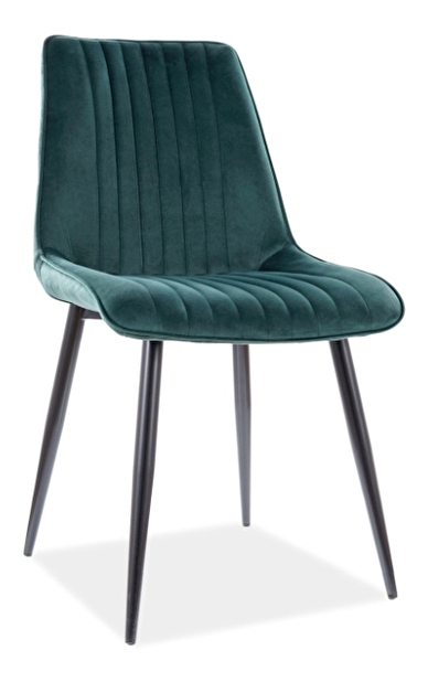 Jedálenská stolička Kelly (zelená + čierna)