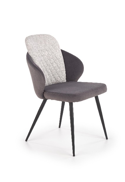 Jedálenská stolička Tira (sivá + svetlosivá)