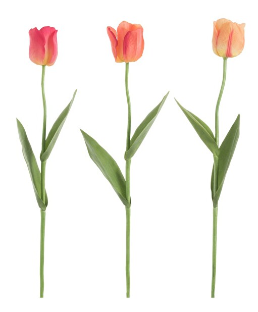 Kvetina Jolipa Tulipán (7x7x67cm) (Oranžová) (3ks)