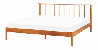 Manželská posteľ 160 cm Barza (svetlé drevo)