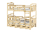 Detská posteľ 80 x 180 cm BLAIR (s roštom a úl. priestorom) (borovica)
