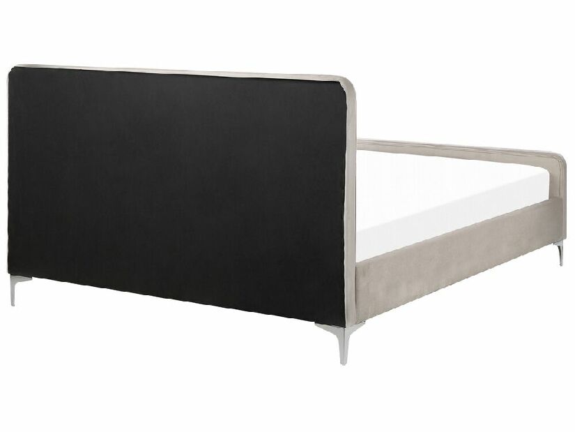 Čalúnená posteľ 160x200 cm Laraine (svetlosivá) (s roštom)