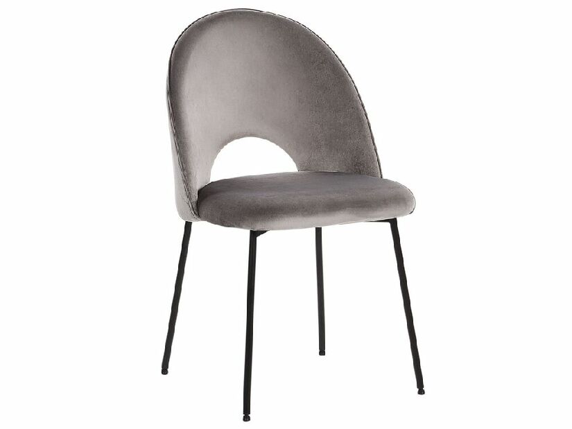 Set 2 ks. jedálenských stoličiek CAVEL (polyester) (sivá)