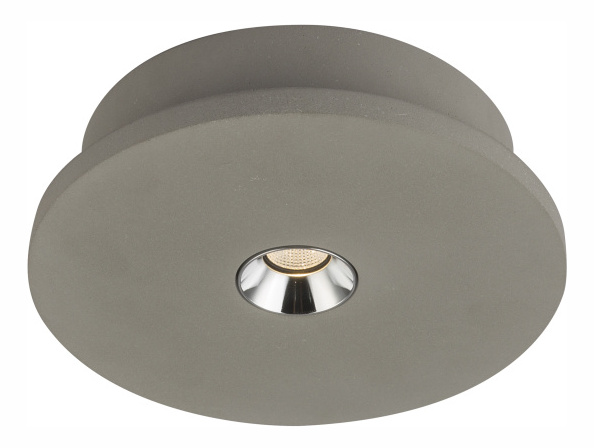 Stropné/nástenné svietidlo LED Timo 55011-1 (moderné/dizajnové) (sivá)