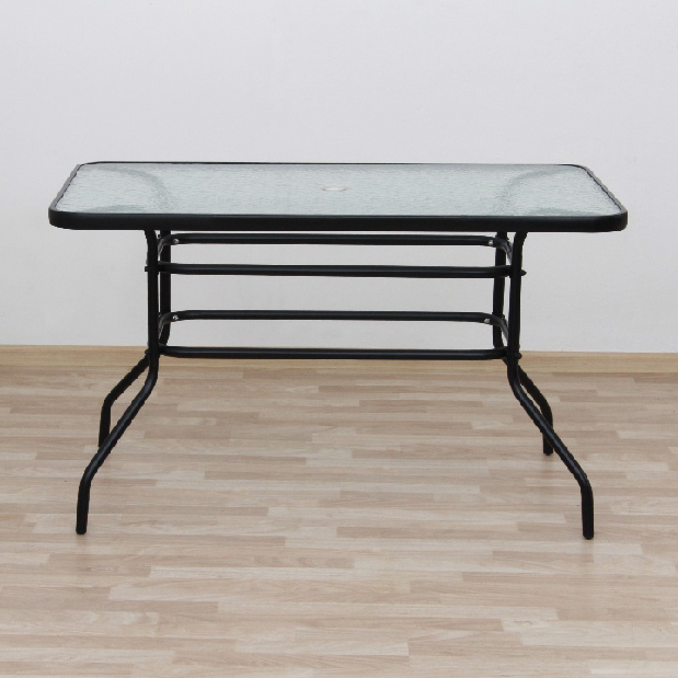 Záhradný stôl Demat (čierna)