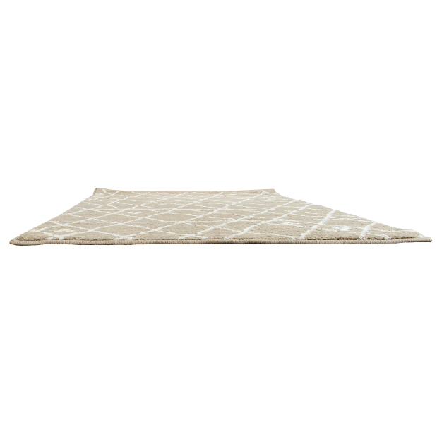 Kusový koberec 133x190 cm Tyrra (béžová + biela)