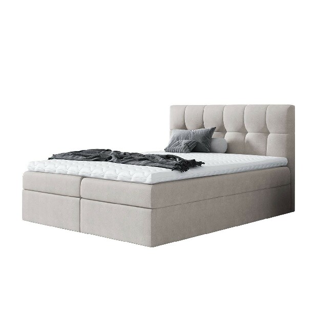 Kontinentálna posteľ 180 cm Aponol (biela) *výpredaj