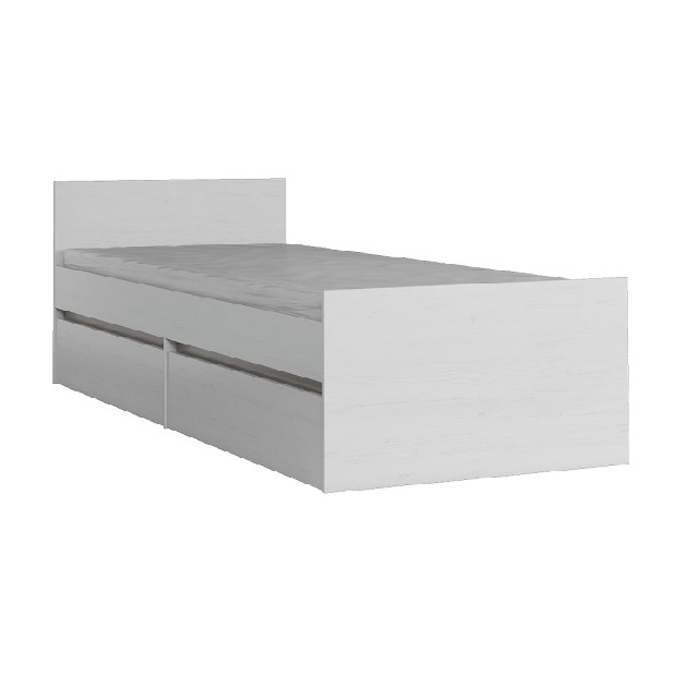 Jednolôžková posteľ 90 cm Manti L1 (s roštom)