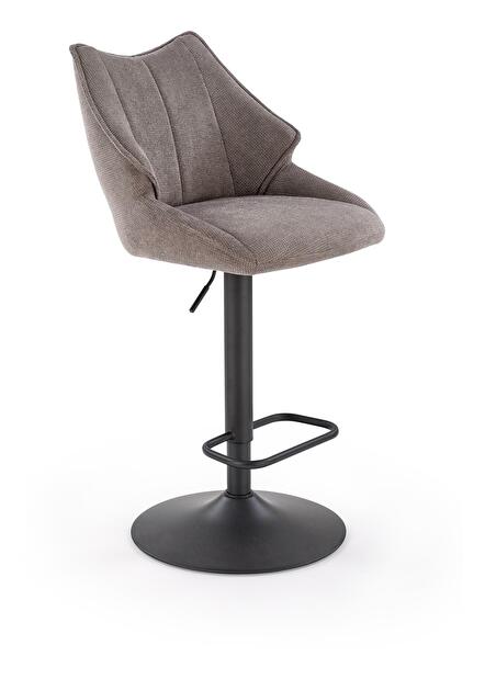 Barová stolička Halmark (čierna + sivá)