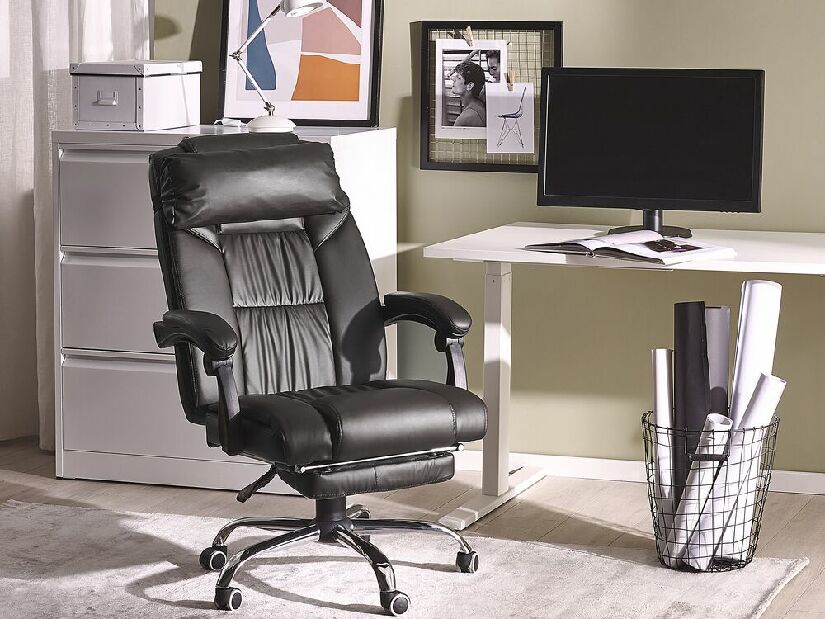 Kancelárska stolička Luxy (čierna)