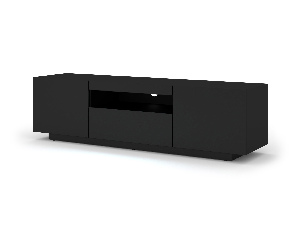 TV stolík/skrinka Aurinko 150 (matná čierna)
