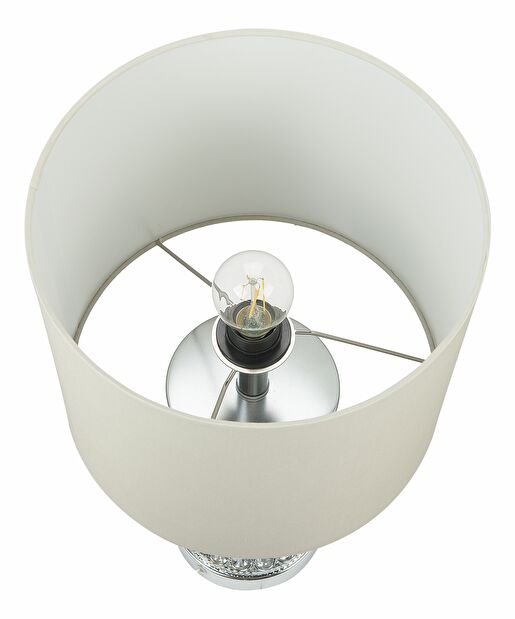 Stolná lampa Laverton (krémovo biela)