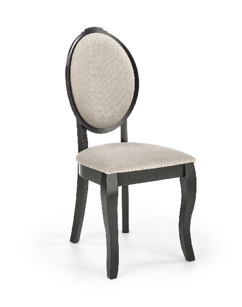 Jedálenská stolička Valaro (béžová + čierna)