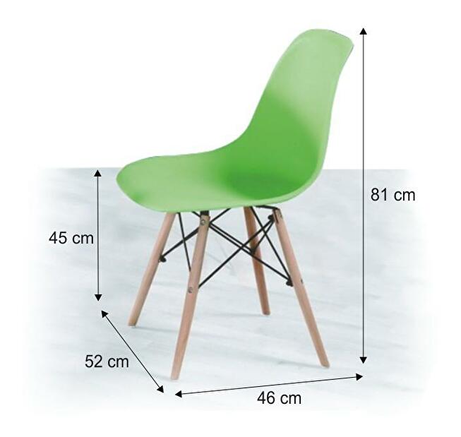 Jedálenská stolička Cinkla 2 New (zelená)