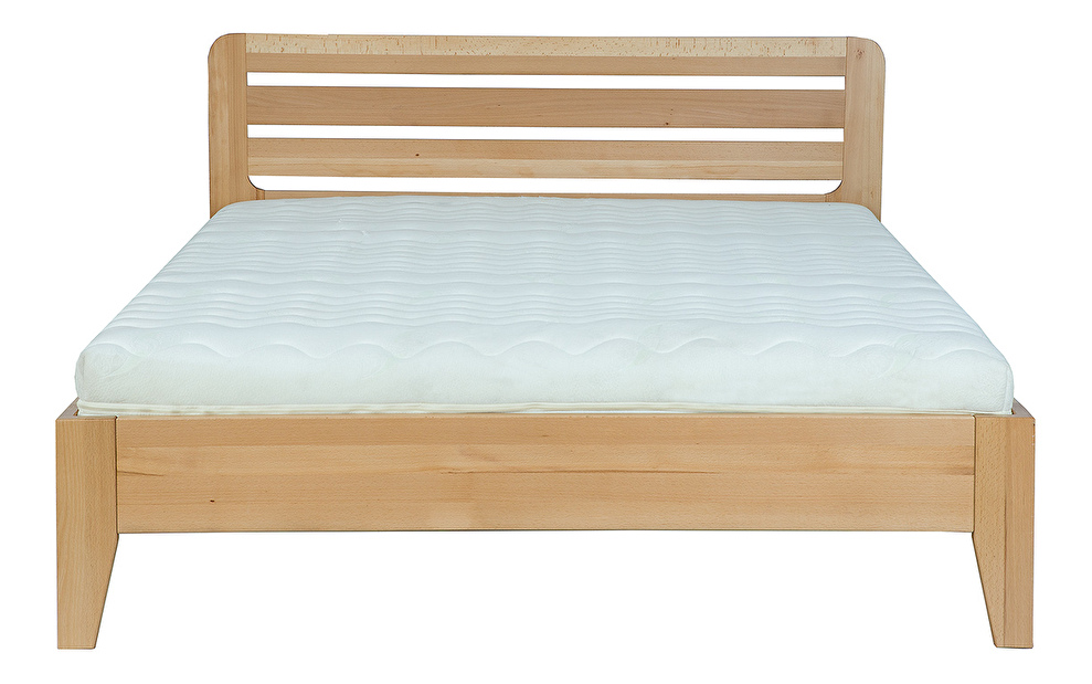 Manželská posteľ 160 cm LK 189 (buk prírodný) (bez roštu a matraca)