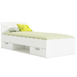 Jednolôžková posteľ 90 cm Myriam (biela)(bez matraca a roštu)