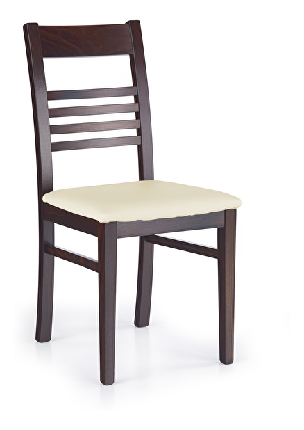 Jedálenská stolička JULIUSZ Orech tmavý + Madryt 111