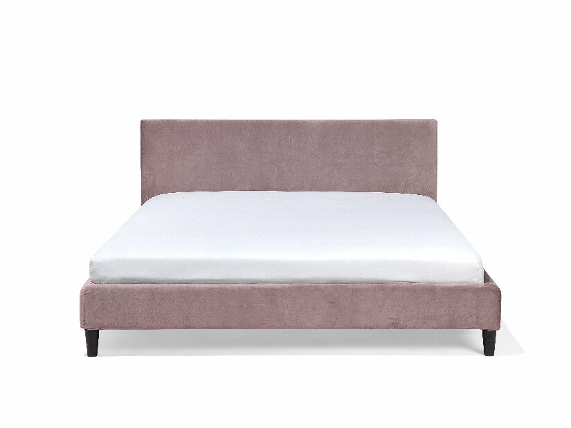 Manželská posteľ 160 cm FUTTI (s roštom) (ružová) *výpredaj