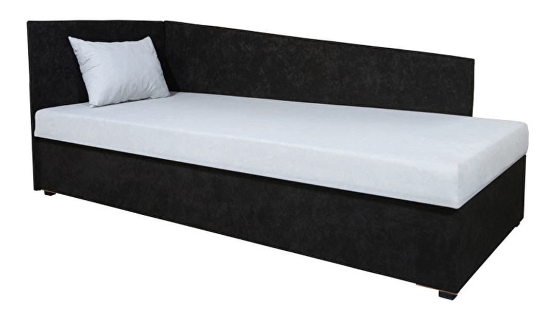 Jednolôžková posteľ (váľanda) 80 cm Eda 4 Lux (s pružinovým matracom) (L)