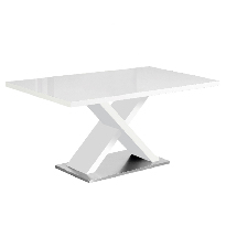 Jedálenský stôl 160 cm Farni (biela)