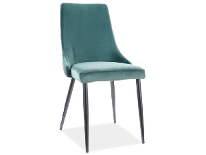 Jedálenská stolička Polly (zelená + čierna)