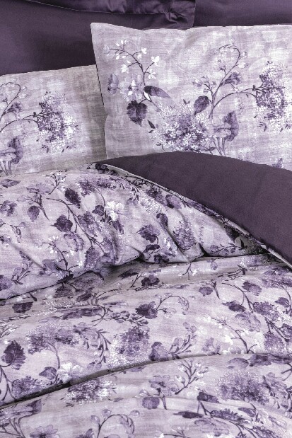 Súprava saténových obliečok 200 x 220 cm Widow (fialová)