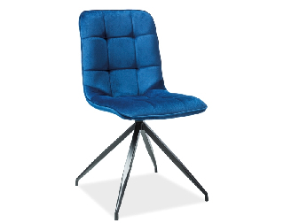 Jedálenská stolička Terra (modrá + sivá)