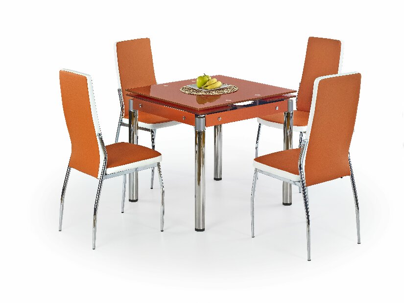 Jedálenský stôl Kent (oranžová) (pre 4 osoby)