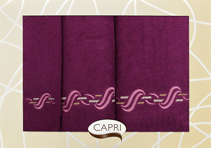 Súprava uterákov Wije 26 (fialová)