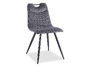 Jedálenská stolička Orifel (sivý fjord 15 + čierna)