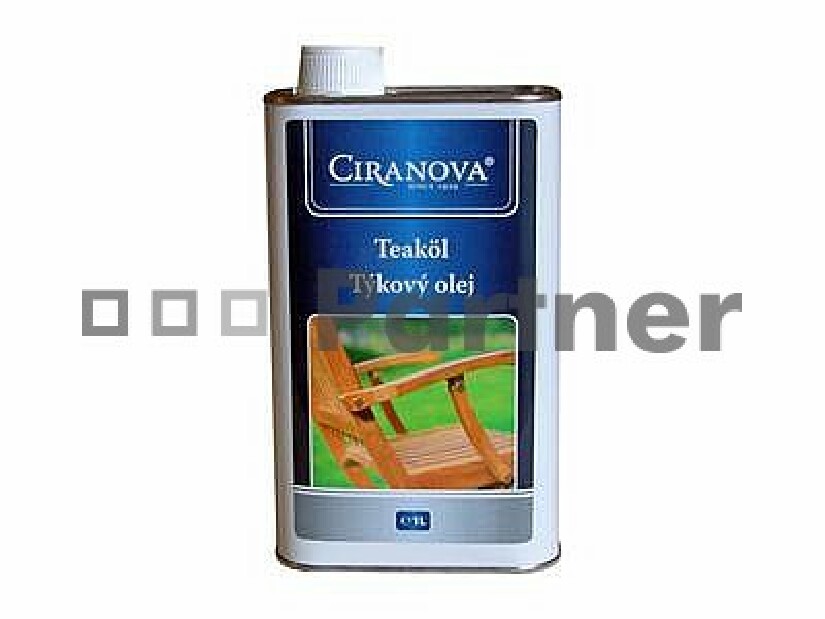 Ochranný prostriedok na záhradný nábytok Ciranova teakový olej 1 l