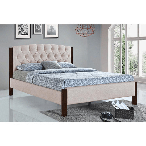 Manželská posteľ 160 cm Elenera (s roštom)