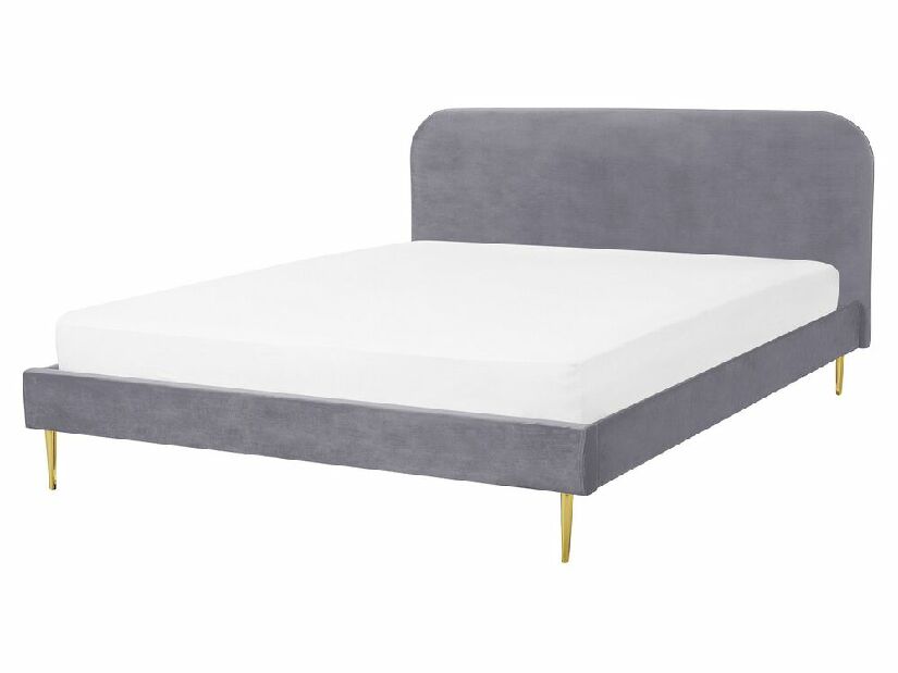 Manželská posteľ 160 cm Faris (sivá) (s roštom)