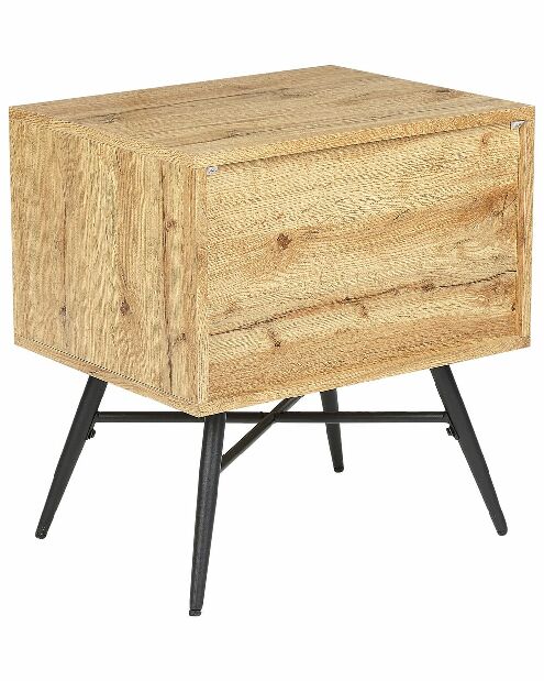 Nočný stolík Lubza 2 (svetlé drevo)