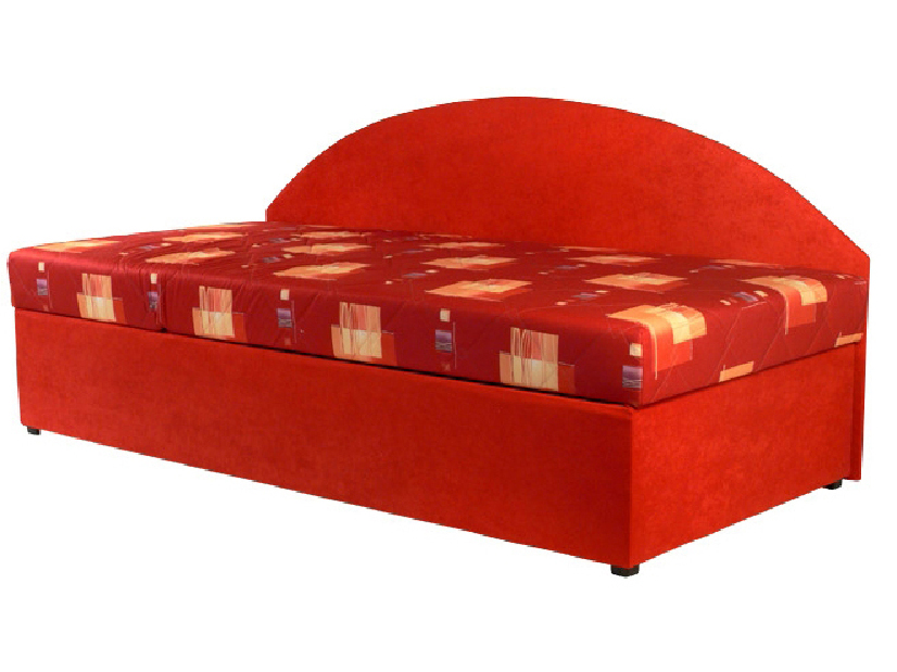 Jednolôžková posteľ (váľanda) 90 cm Kacy (so sendvičovým matracom) (L)
