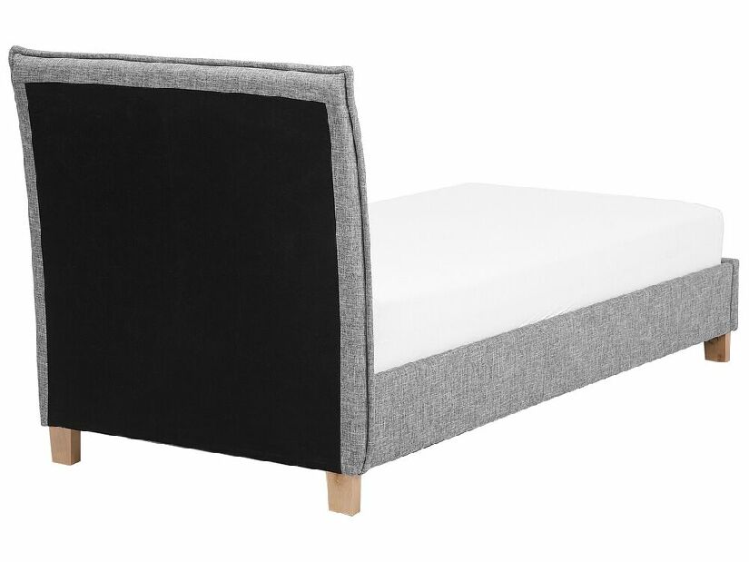 Jednolôžková posteľ 90 cm SANCHEZ (s roštom) (sivá)